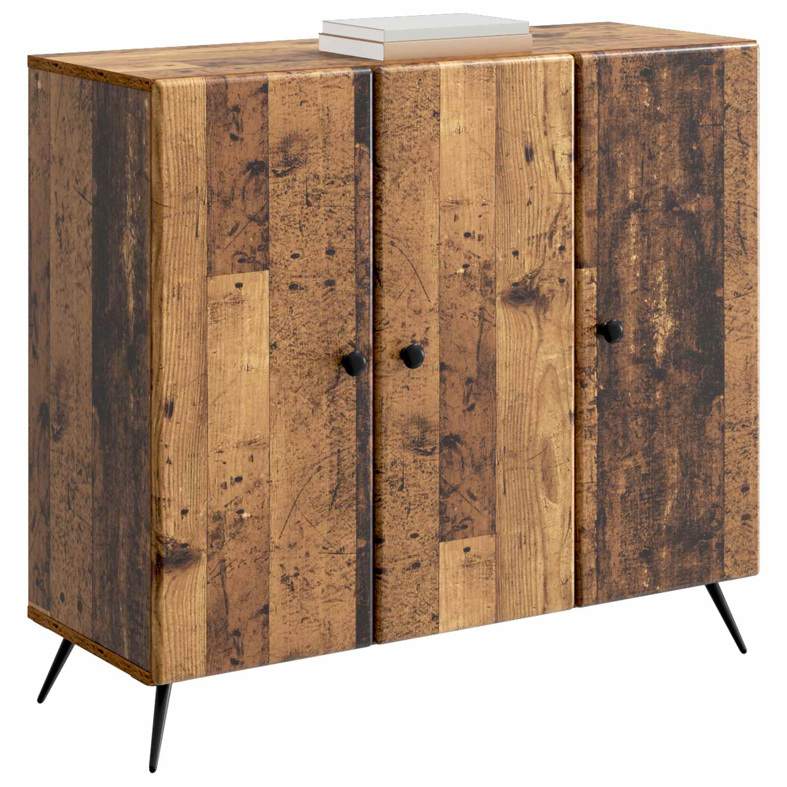 Πλαϊνό γραφείο Παλαιωμένο ξύλο 89 x 34,5 x 80 εκ - Pakobazaar