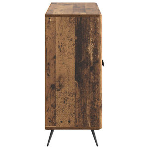 Πλαϊνό γραφείο Παλαιωμένο ξύλο 89 x 34,5 x 80 εκ - Pakobazaar