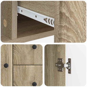 Πλαϊνό γραφείο με συρτάρι Sonoma Δρυς 89 x 34,5 x 60 εκ. - Pakobazaar
