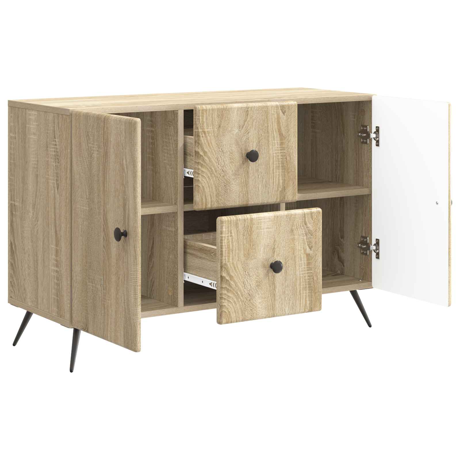 Πλαϊνό γραφείο με συρτάρι Sonoma Δρυς 89 x 34,5 x 60 εκ. - Pakobazaar