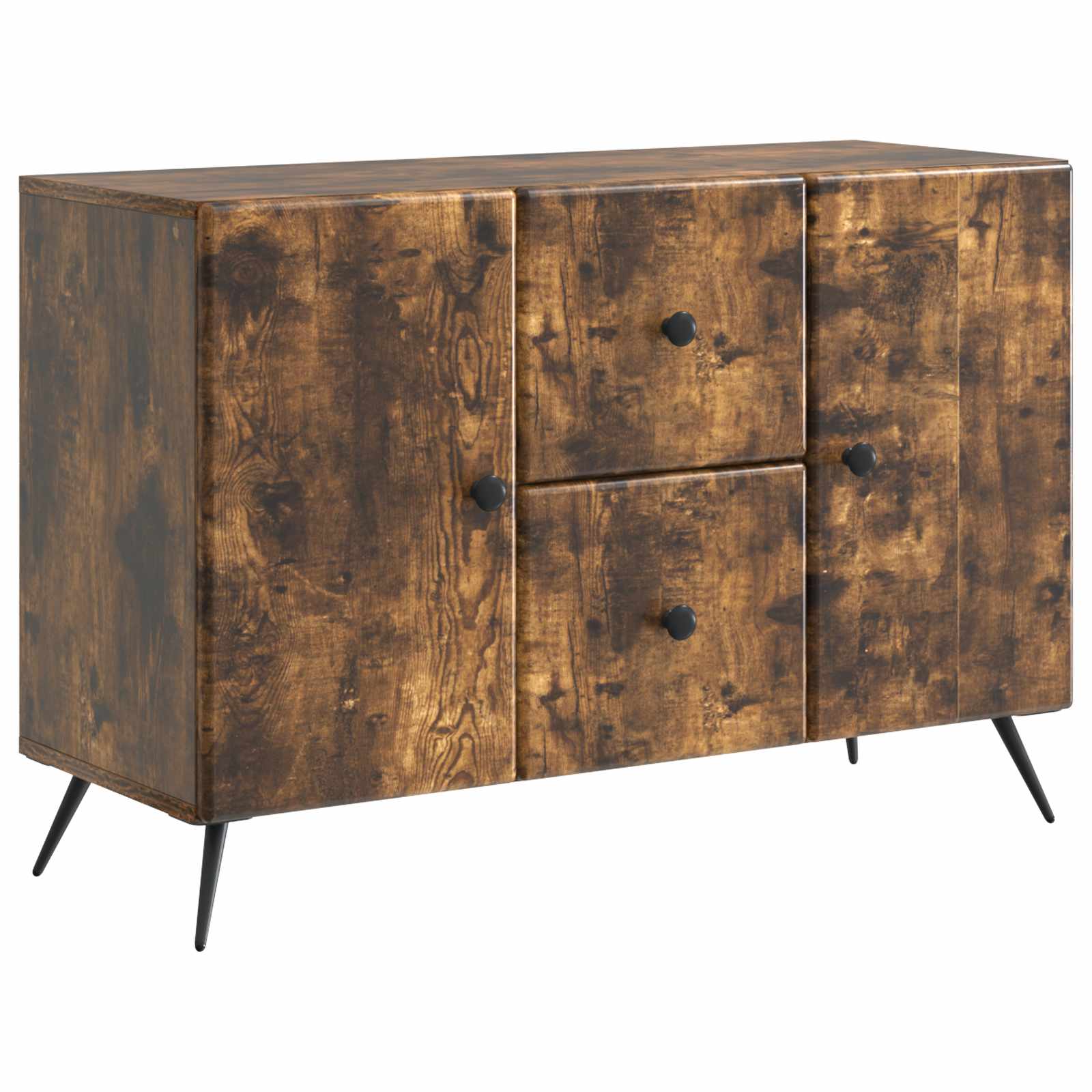 Πλαϊνό γραφείο Καπνισμένο Ξύλο Δρυός 89 x 34,5 x 60 εκ. - Pakobazaar