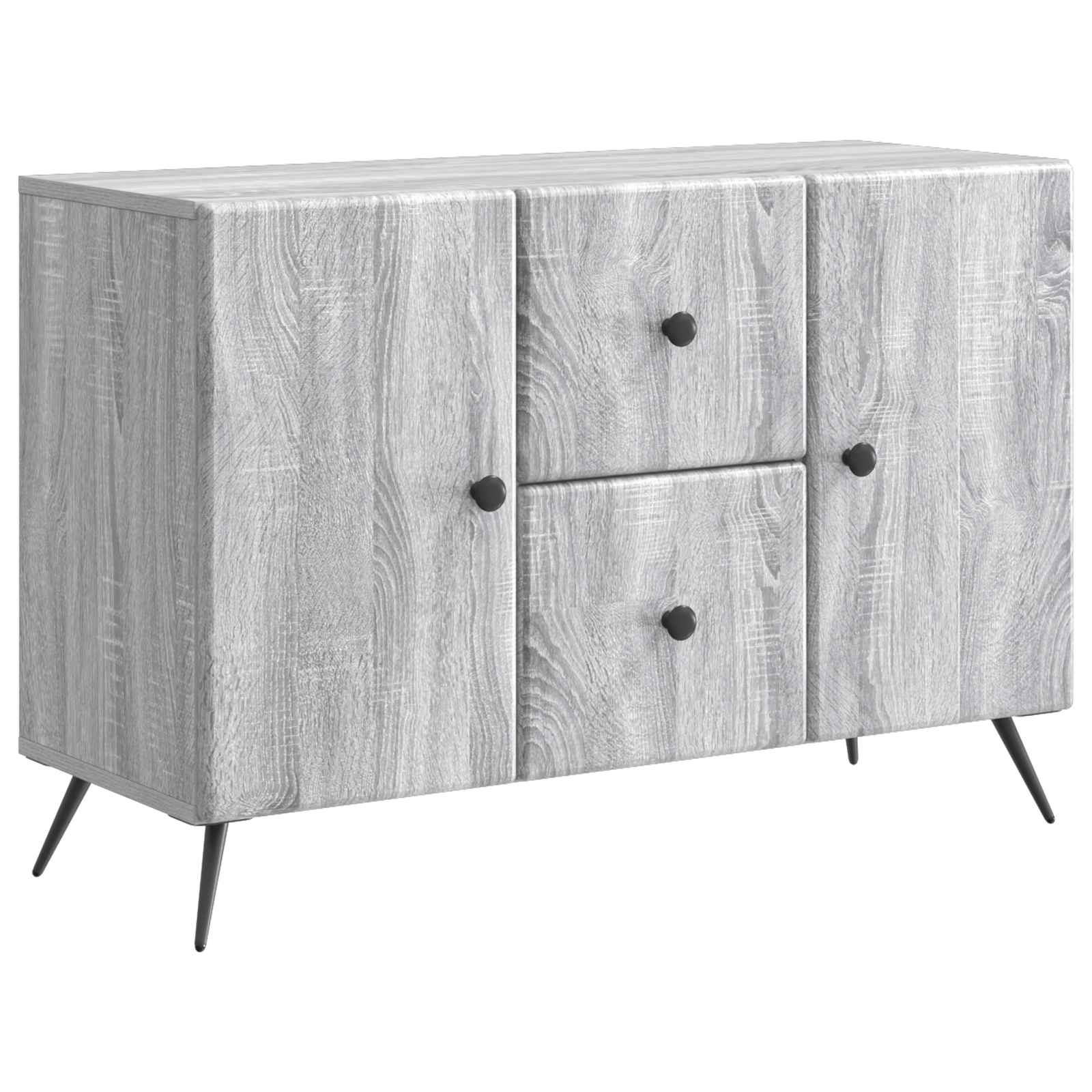 Πλαϊνό γραφείο με συρτάρι Γκρι Sonoma 89 x 34,5 x 60 εκ. - Pakobazaar