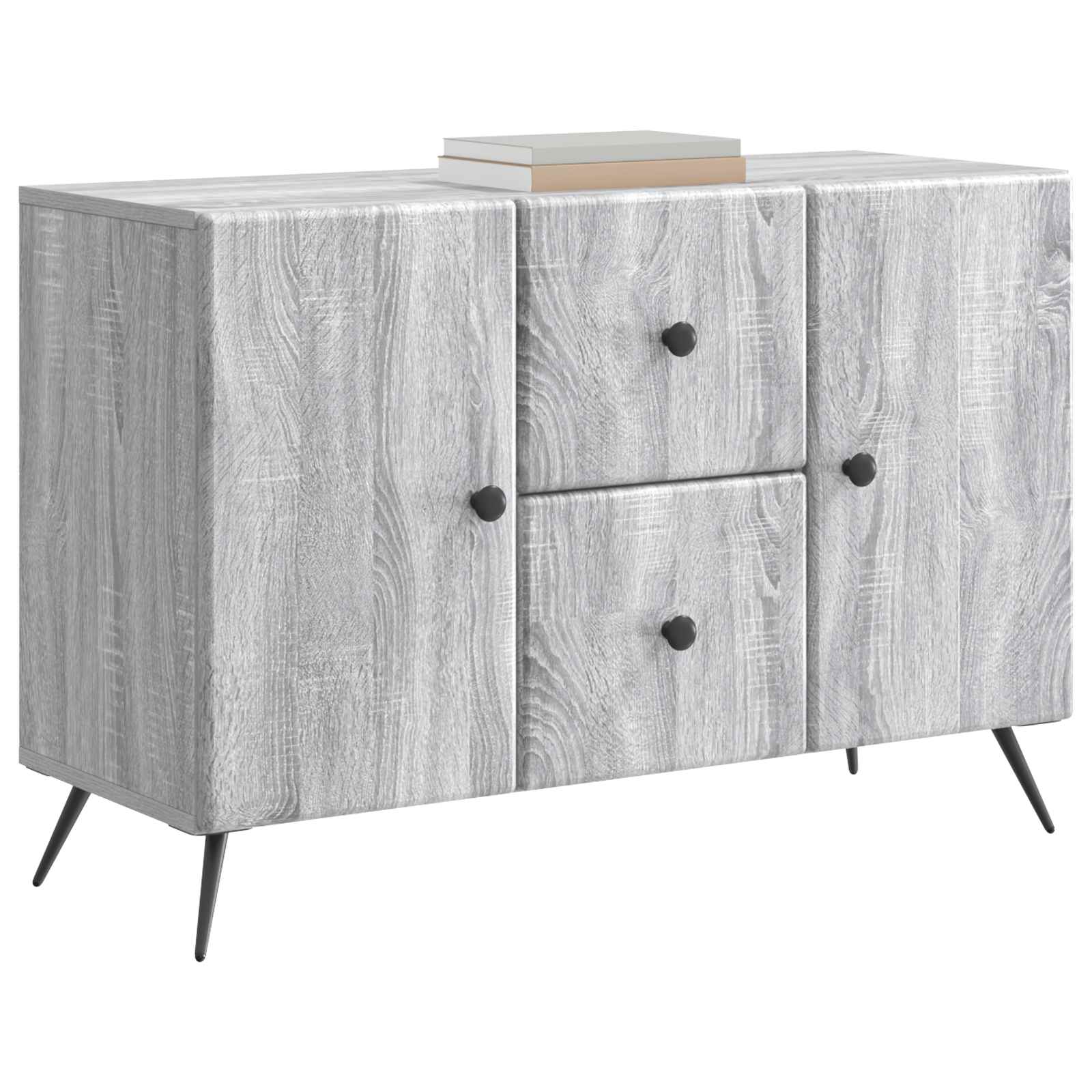 Πλαϊνό γραφείο με συρτάρι Γκρι Sonoma 89 x 34,5 x 60 εκ. - Pakobazaar