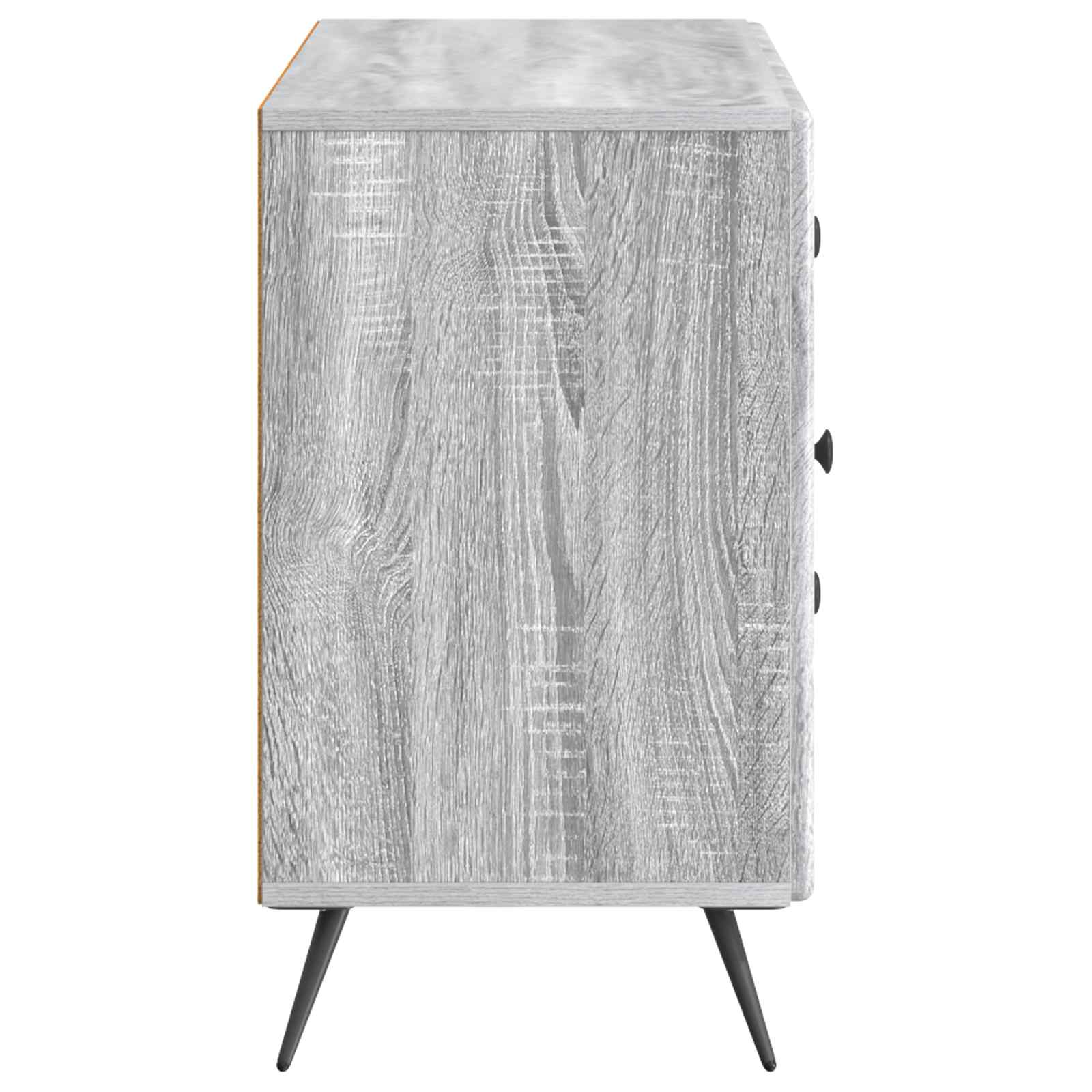 Πλαϊνό γραφείο με συρτάρι Γκρι Sonoma 89 x 34,5 x 60 εκ. - Pakobazaar