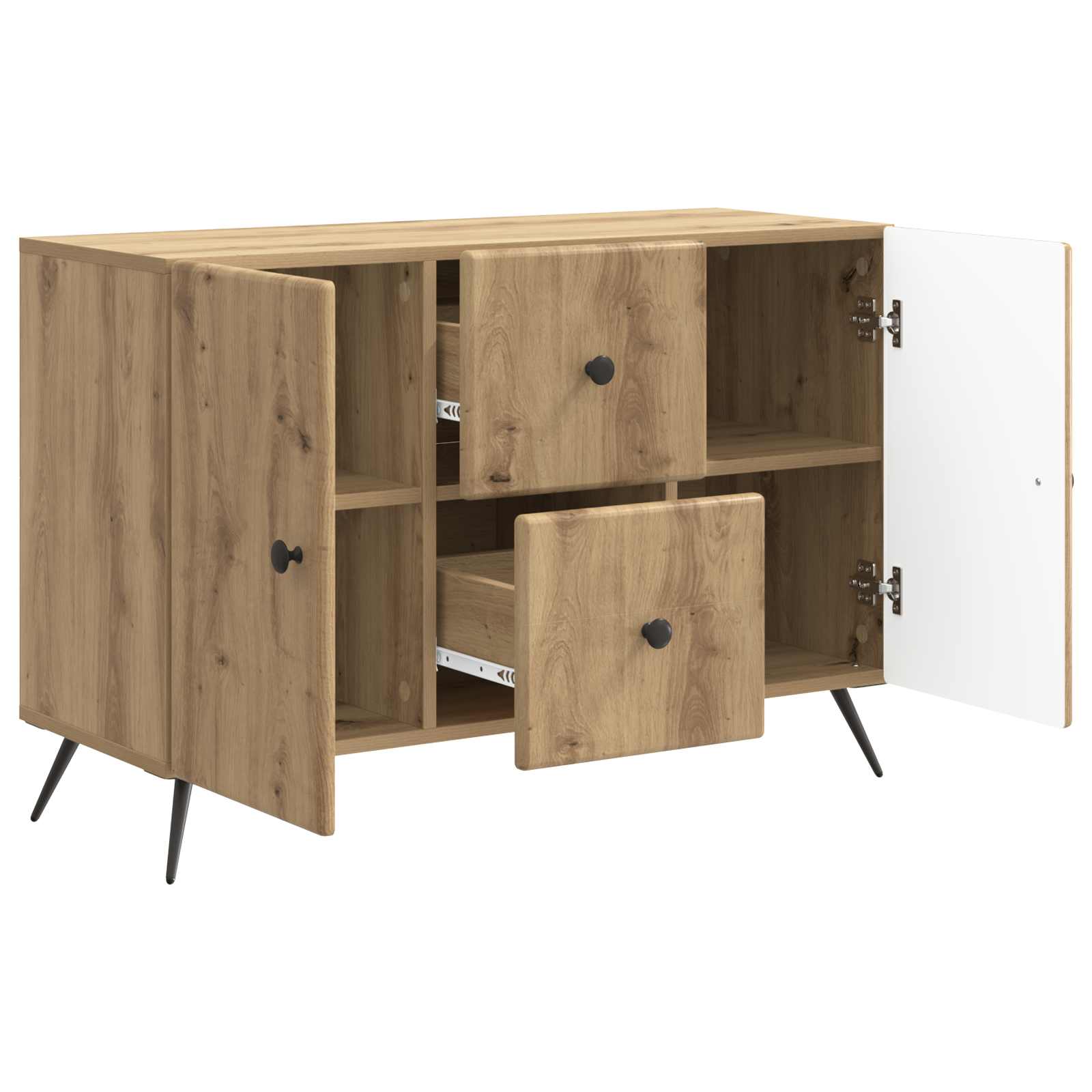Πλαϊνό γραφείο με συρτάρι Artisan Δρυς 89 x 34,5 x 60 εκ. - Pakobazaar