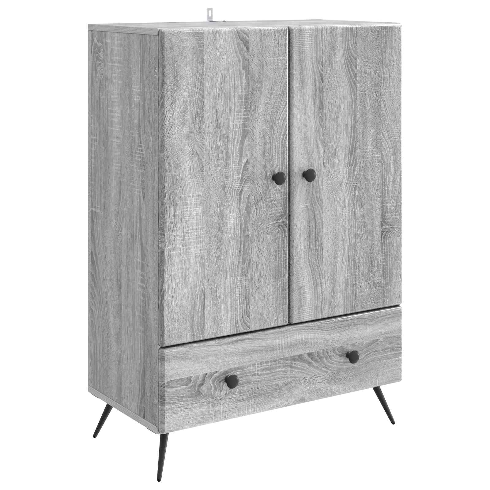 Πλαϊνό γραφείο με συρτάρι Γκρι Sonoma 66 x 34,5 x 95 εκ. - Pakobazaar