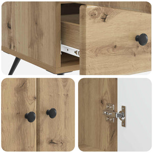 Πλαϊνό γραφείο με συρτάρι Artisan Δρυς 66 x 34,5 x 95 εκ. - Pakobazaar