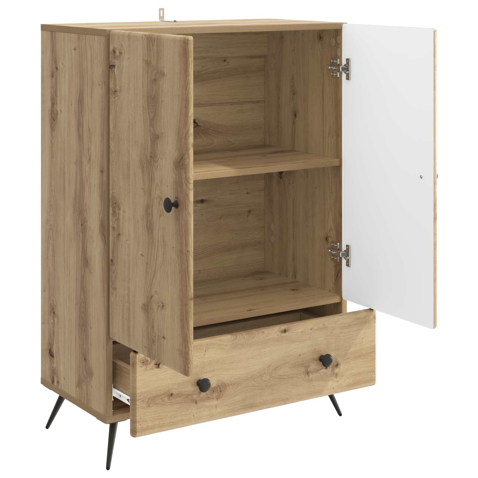 Πλαϊνό γραφείο με συρτάρι Artisan Δρυς 66 x 34,5 x 95 εκ. - Pakobazaar