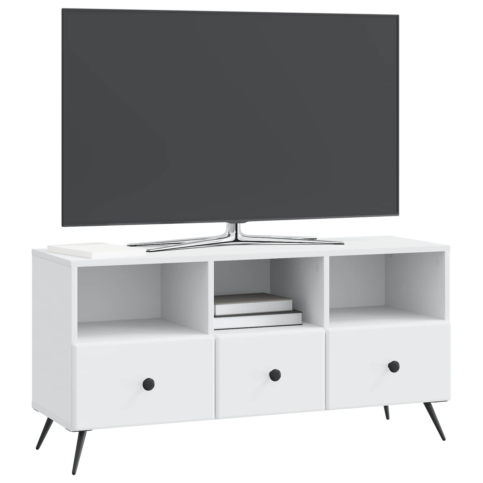 Ντουλάπι TV Λευκό 102 x 34,5 x 50 εκ. Επεξεργασμένο Ξύλο - Pakobazaar