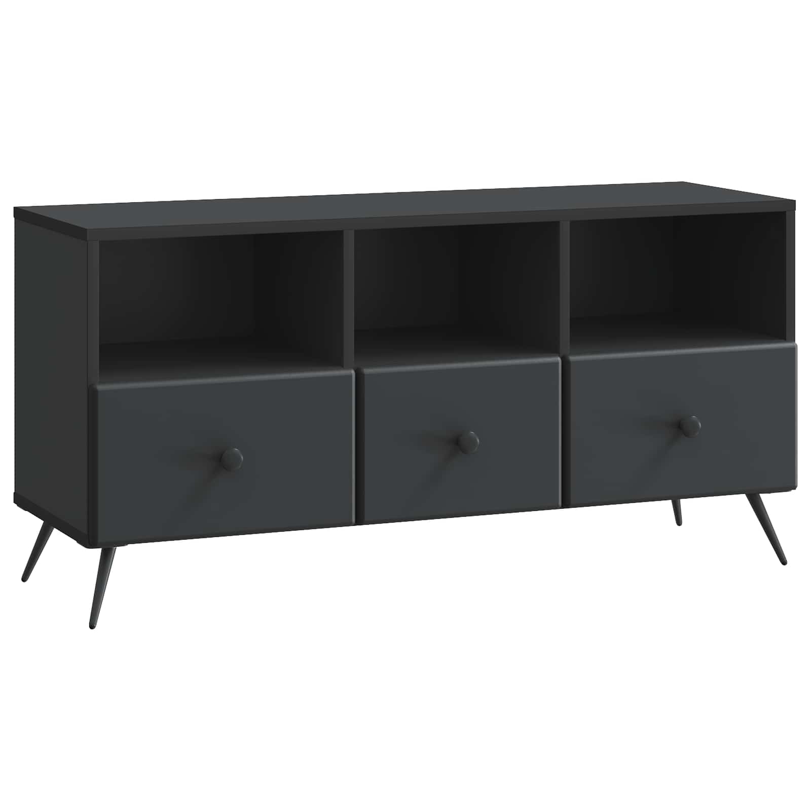 Ντουλάπι TV Μαύρο 102 x 34,5 x 50 εκ. Επεξεργασμένο Ξύλο - Pakobazaar