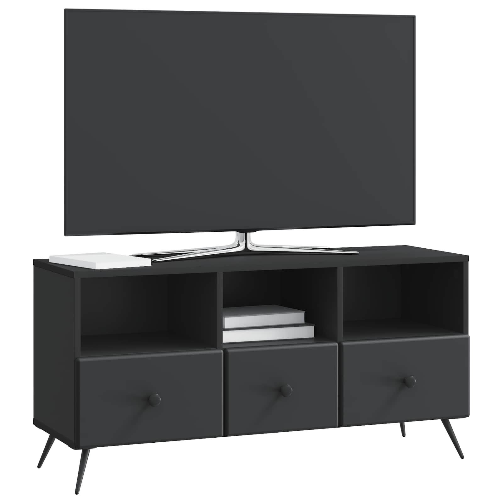 Ντουλάπι TV Μαύρο 102 x 34,5 x 50 εκ. Επεξεργασμένο Ξύλο - Pakobazaar