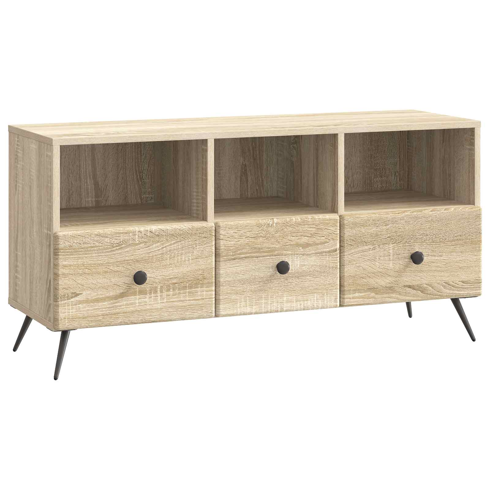 Ντουλάπι TV Sonoma Δρυς 102 x 34,5 x 50 εκ. Επεξεργασμένο Ξύλο - Pakobazaar