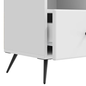 Ντουλάπι TV με συρτάρι Γυαλιστερό Λευκό 102 x 34,5 x 50 εκ. - Pakobazaar