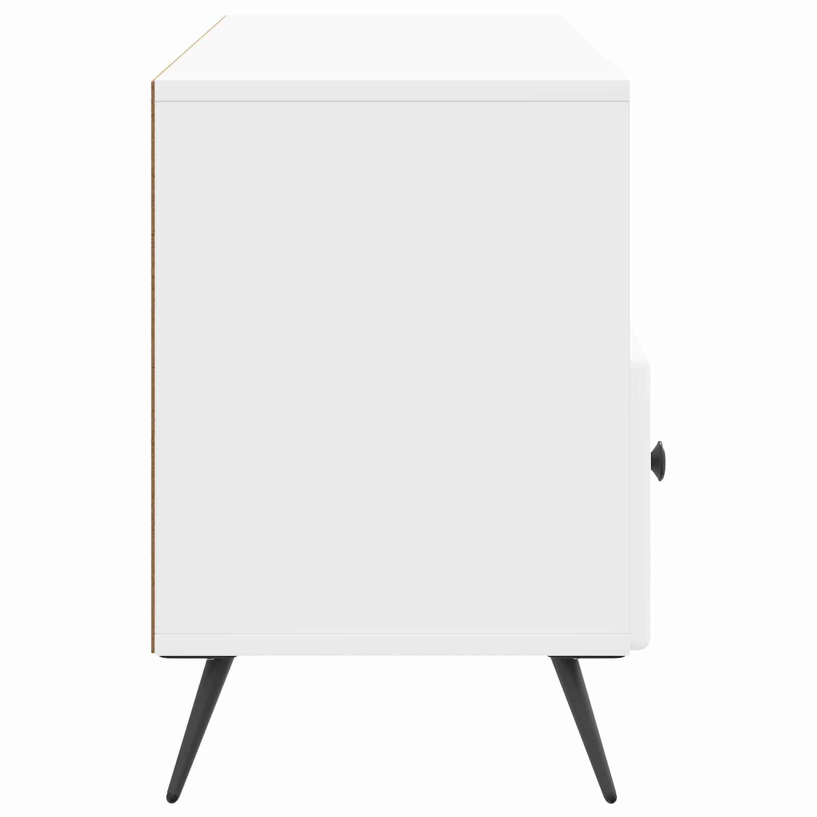 Ντουλάπι TV με συρτάρι Γυαλιστερό Λευκό 102 x 34,5 x 50 εκ. - Pakobazaar