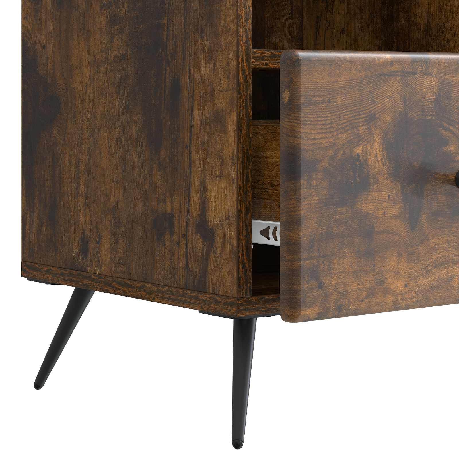 Ντουλάπι TV Καπνισμένο Ξύλο Δρυός 102 x 34,5 x 50 εκ. - Pakobazaar
