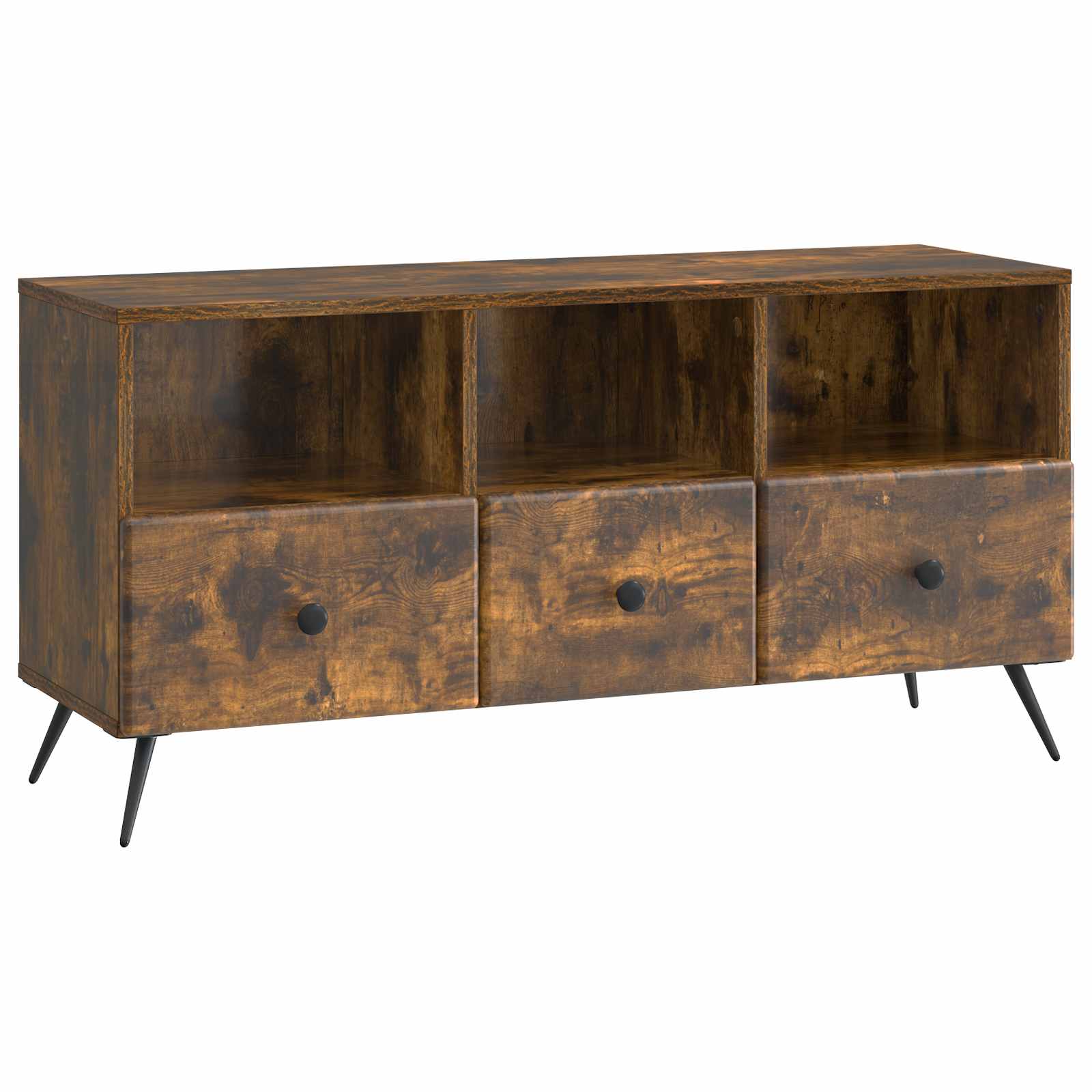 Ντουλάπι TV Καπνισμένο Ξύλο Δρυός 102 x 34,5 x 50 εκ. - Pakobazaar