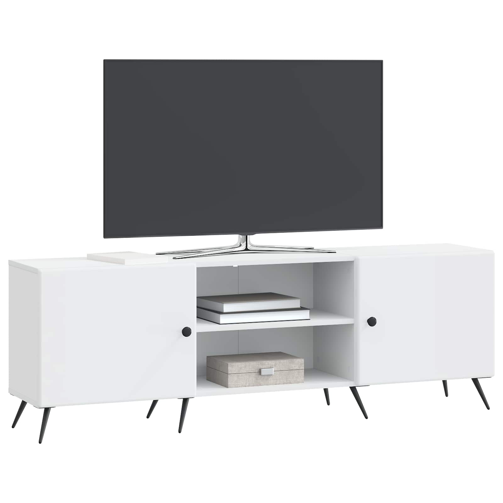 Ντουλάπι TV Λευκό 150 x 31 x 50 εκ. Επεξεργασμένο Ξύλο - Pakobazaar