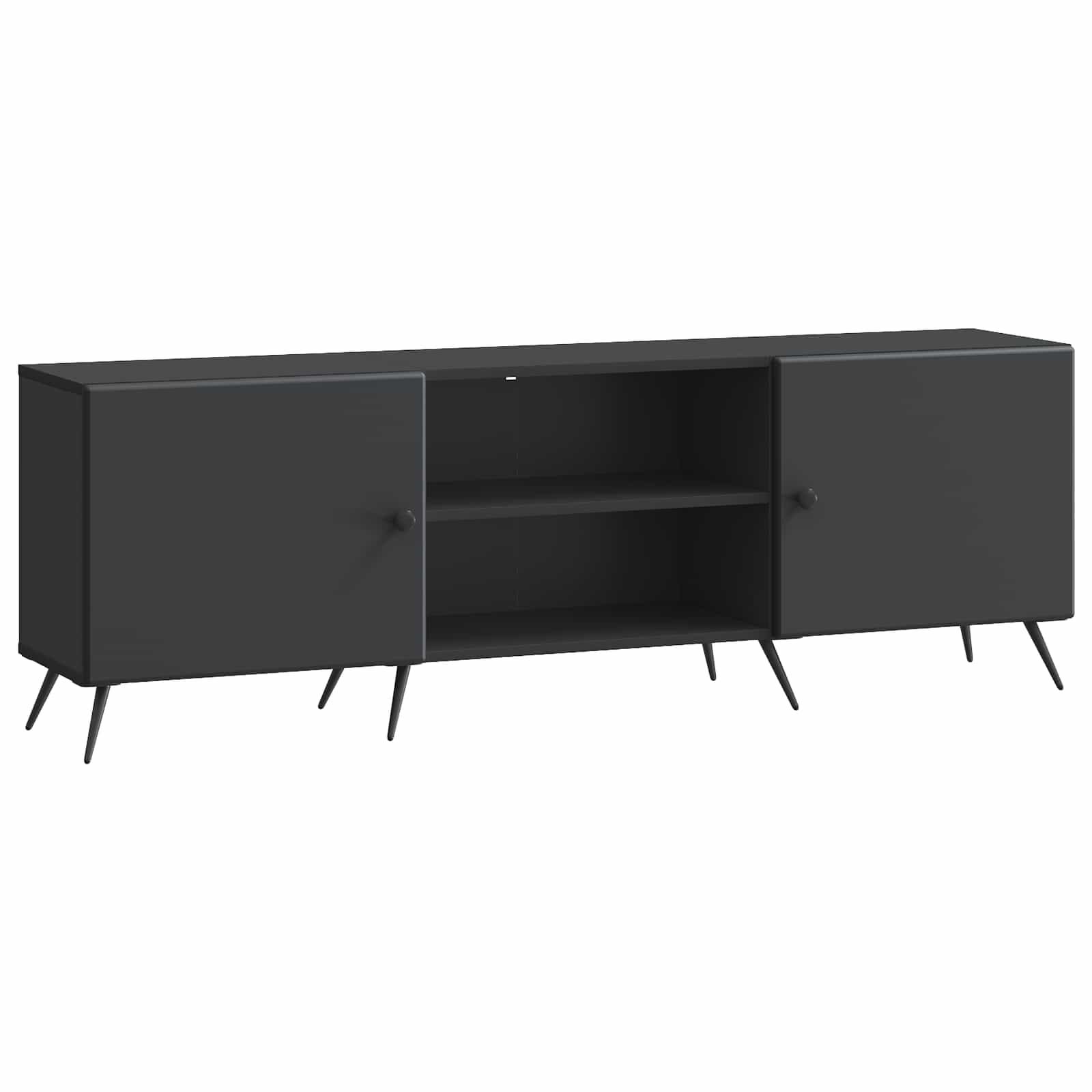 Ντουλάπι TV Μαύρο 150 x 31 x 50 εκ. Επεξεργασμένο Ξύλο - Pakobazaar