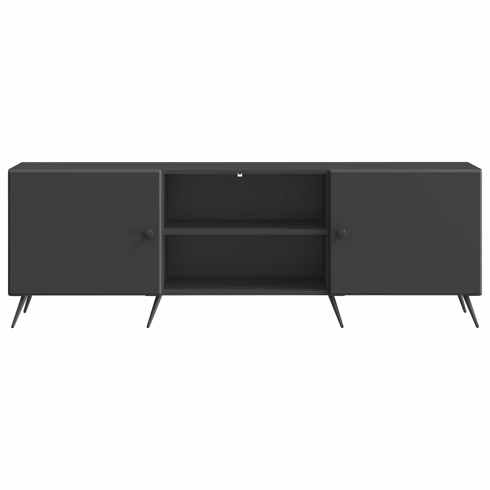 Ντουλάπι TV Μαύρο 150 x 31 x 50 εκ. Επεξεργασμένο Ξύλο - Pakobazaar