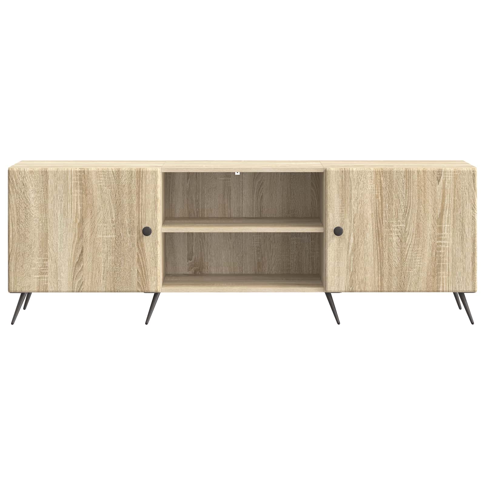Ντουλάπι TV Sonoma Δρυς 150 x 31 x 50 εκ. Επεξεργασμένο Ξύλο - Pakobazaar
