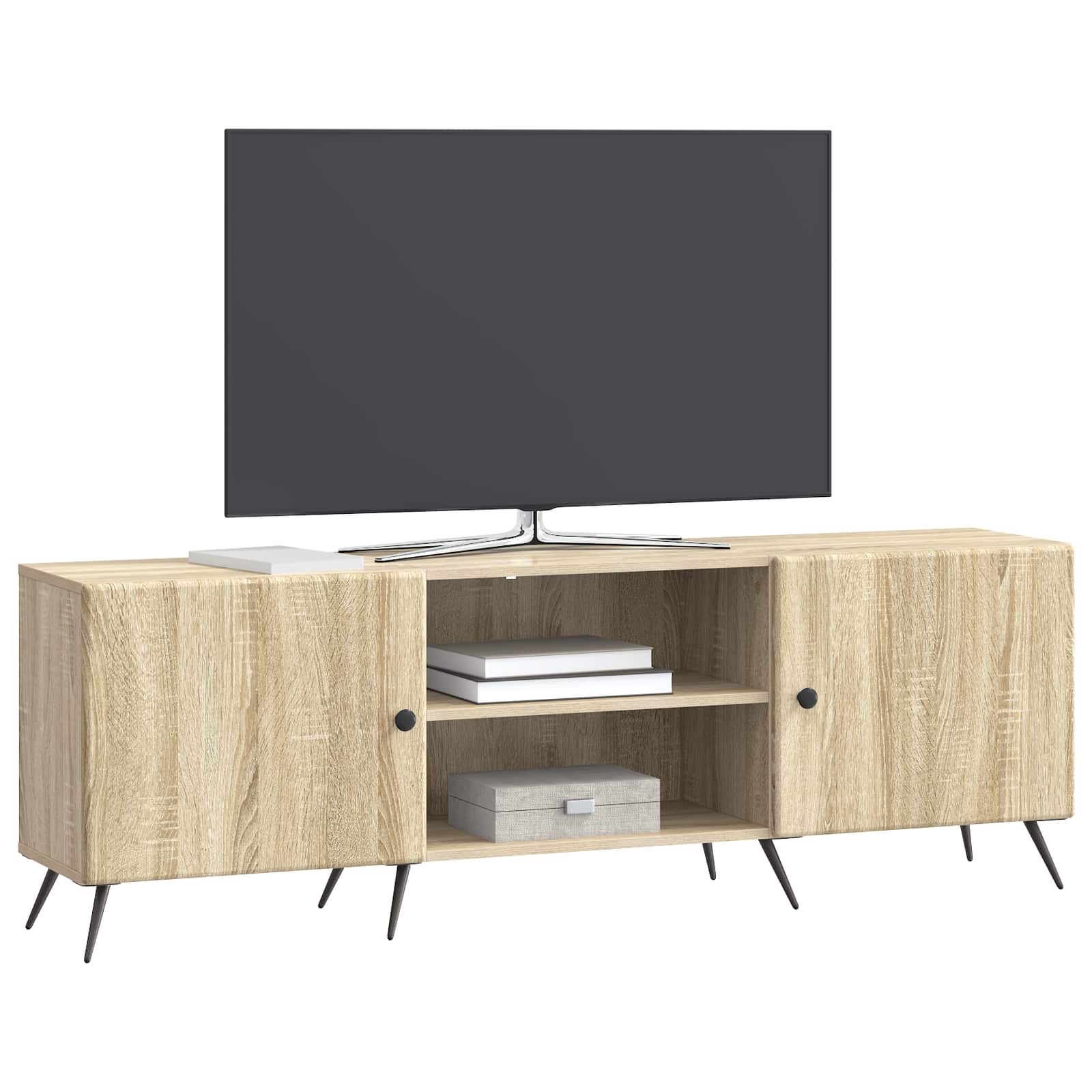 Ντουλάπι TV Sonoma Δρυς 150 x 31 x 50 εκ. Επεξεργασμένο Ξύλο - Pakobazaar