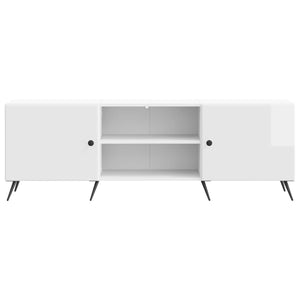 Ντουλάπι TV Γυαλιστερό Λευκό 150 x 31 x 50 εκ. - Pakobazaar