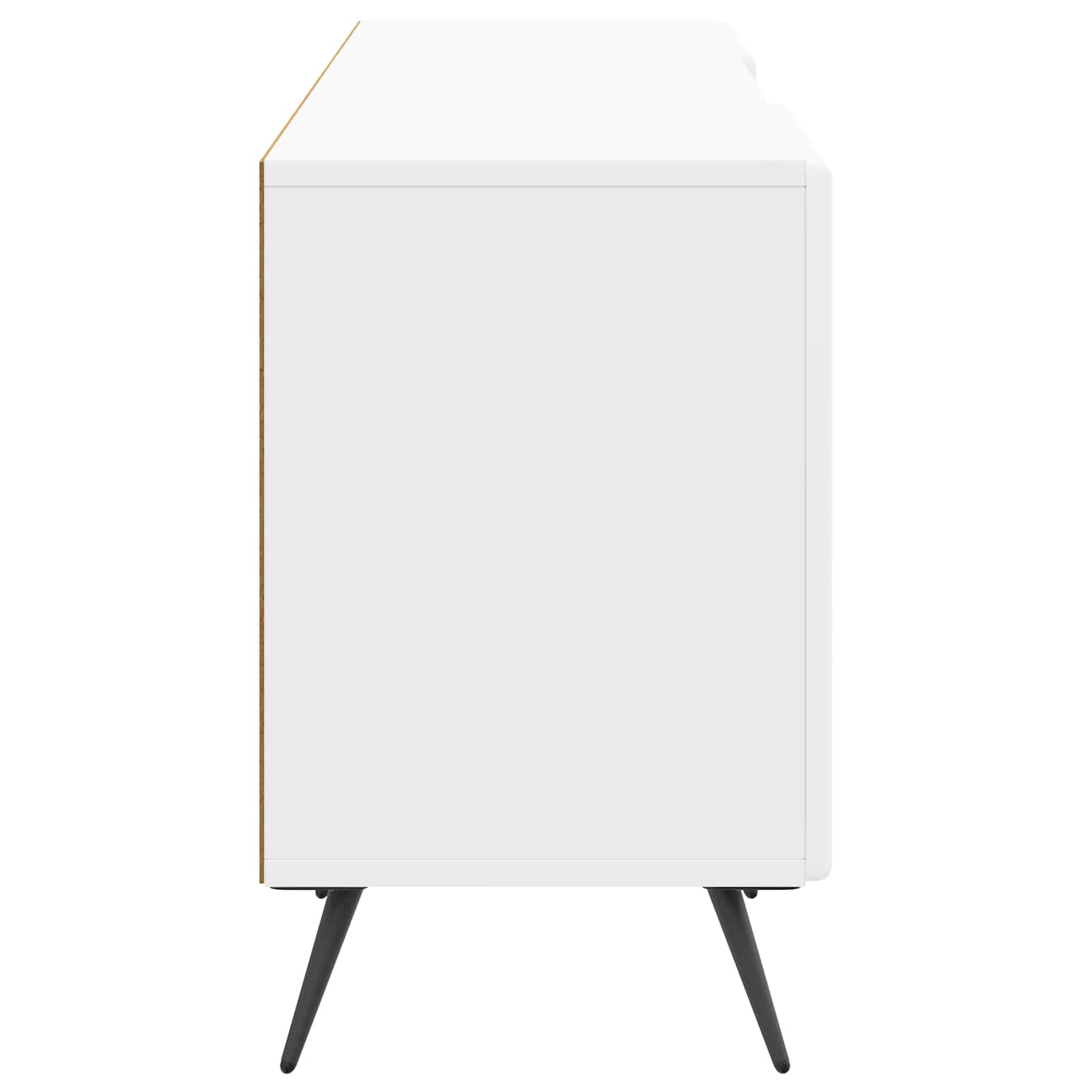 Ντουλάπι TV Γυαλιστερό Λευκό 150 x 31 x 50 εκ. - Pakobazaar