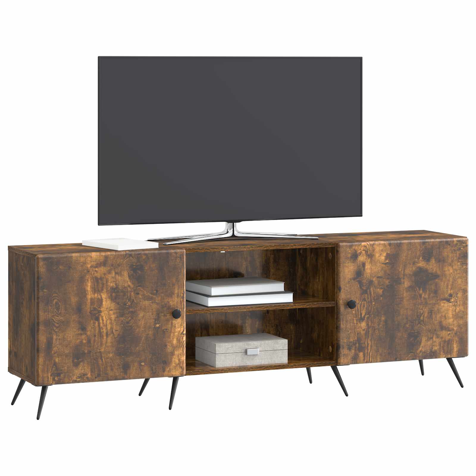 Ντουλάπι TV Καπνισμένο Ξύλο Δρυός 150 x 31 x 50 εκ. - Pakobazaar