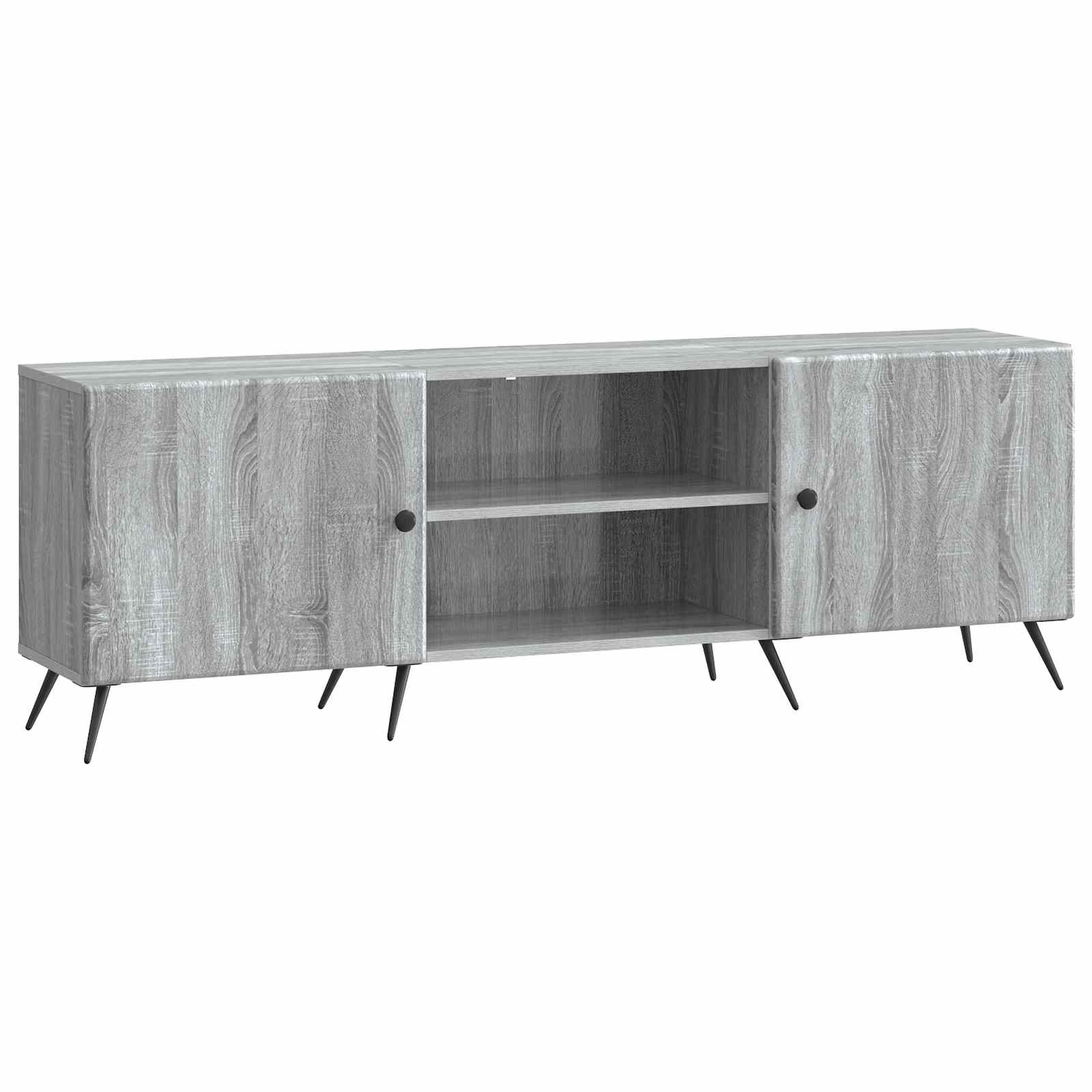 Ντουλάπι TV Γκρι Sonoma 150 x 31 x 50 εκ. Επεξεργασμένο Ξύλο - Pakobazaar
