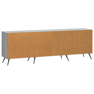 Ντουλάπι TV Γκρι Sonoma 150 x 31 x 50 εκ. Επεξεργασμένο Ξύλο - Pakobazaar