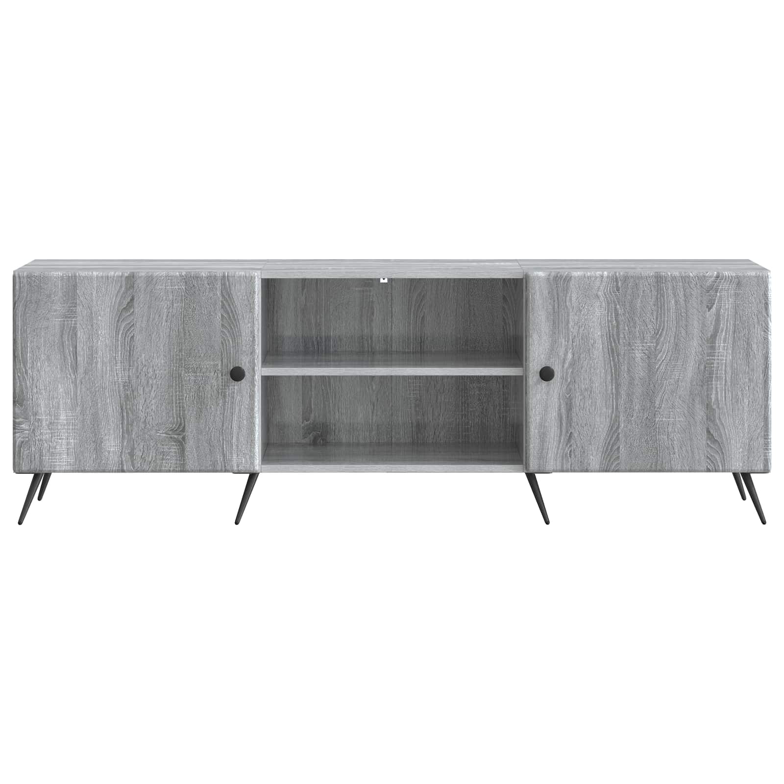 Ντουλάπι TV Γκρι Sonoma 150 x 31 x 50 εκ. Επεξεργασμένο Ξύλο - Pakobazaar