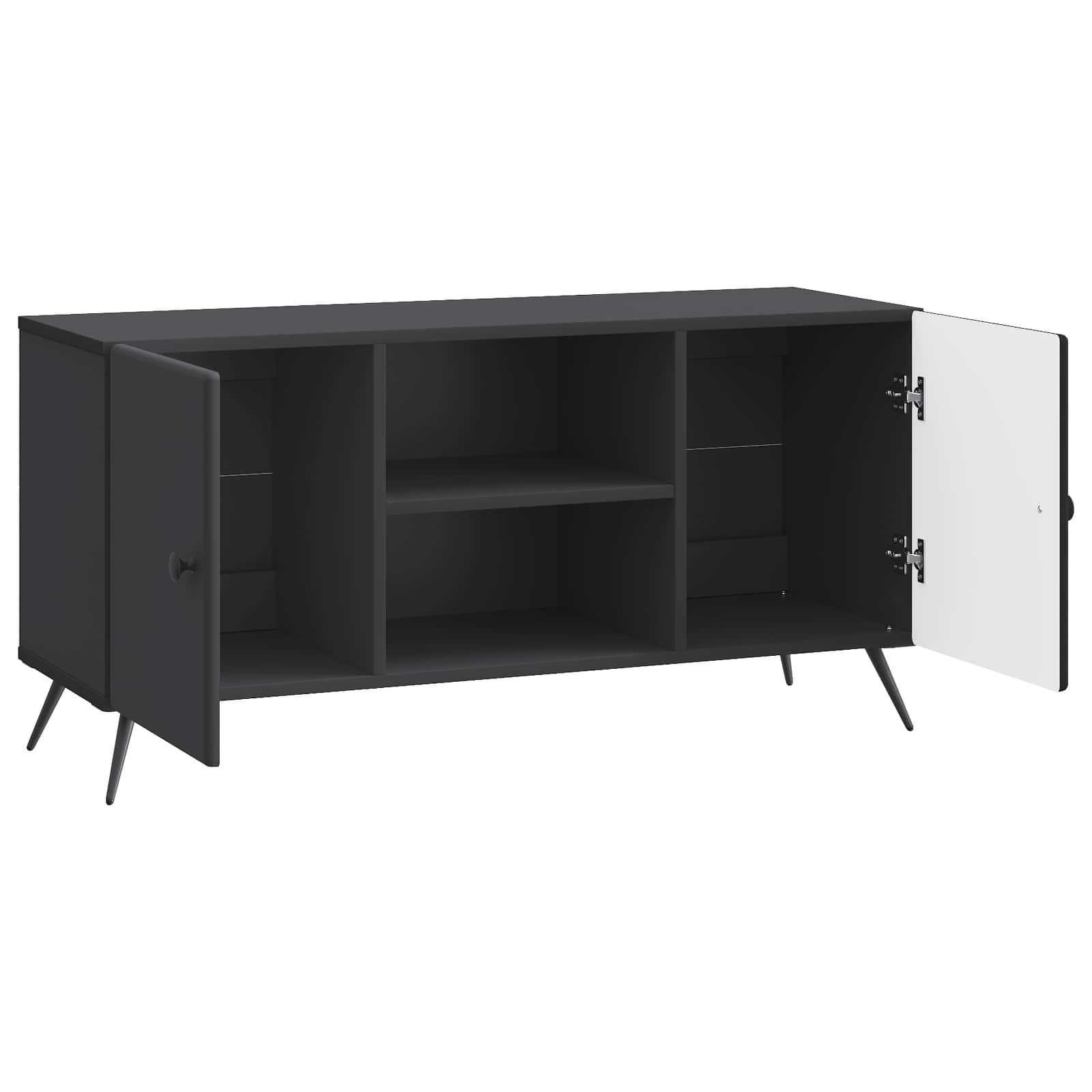Ντουλάπι TV Μαύρο 102 x 34,5 x 50 εκ. Επεξεργασμένο Ξύλο - Pakobazaar