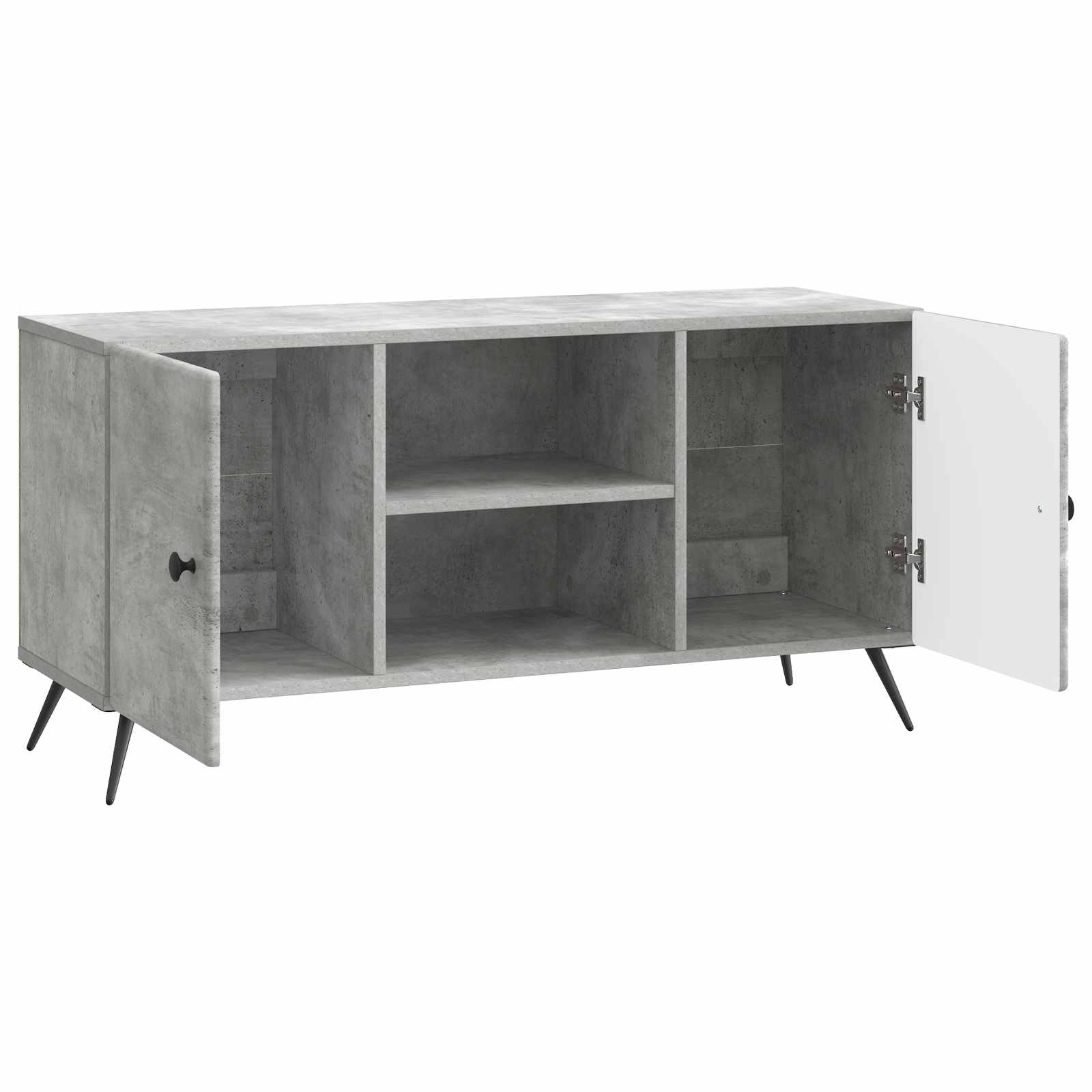Ντουλάπι TV Γκρι Σκυροδέματος 102 x 34,5 x 50 εκ. - Pakobazaar