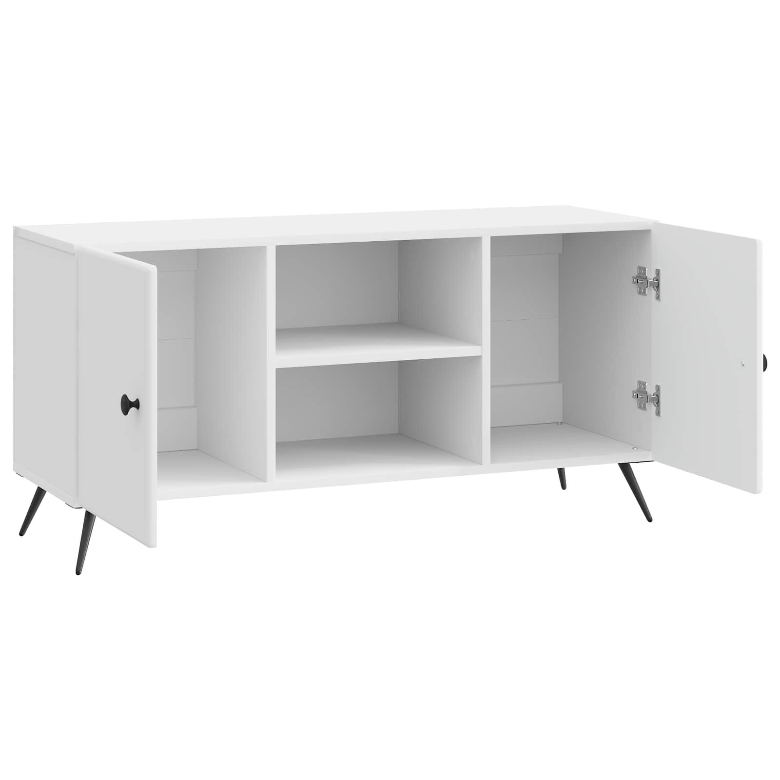 Ντουλάπι TV Γυαλιστερό Λευκό 102 x 34,5 x 50 εκ. - Pakobazaar
