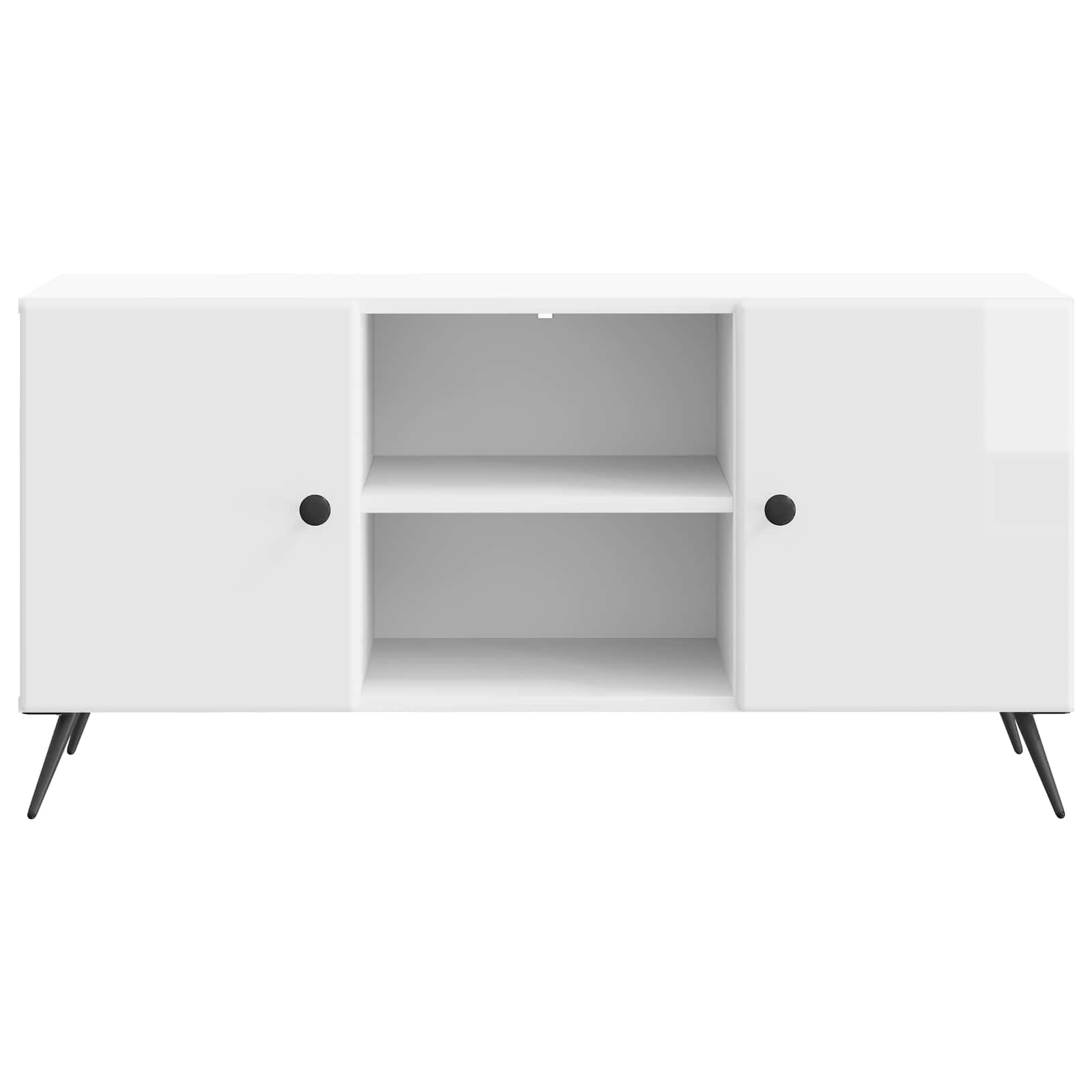 Ντουλάπι TV Γυαλιστερό Λευκό 102 x 34,5 x 50 εκ. - Pakobazaar