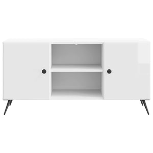 Ντουλάπι TV Γυαλιστερό Λευκό 102 x 34,5 x 50 εκ. - Pakobazaar