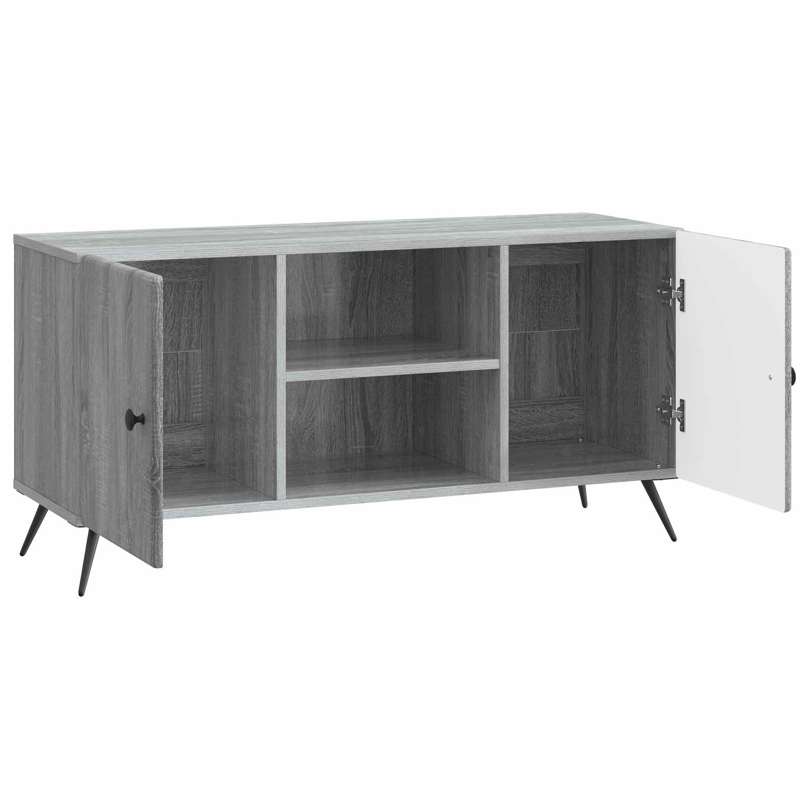 Ντουλάπι TV Γκρι Sonoma 102 x 34,5 x 50 εκ. Επεξεργασμένο Ξύλο - Pakobazaar