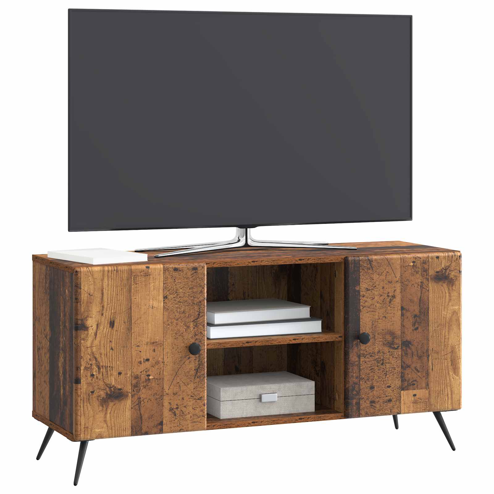 Ντουλάπι TV Παλαιωμένο ξύλο 102 x 34,5 x 50 εκ. - Pakobazaar