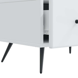 Ντουλάπι TV Λευκό 147 x 34,5 x 30 εκ Επεξεργασμένο Ξύλο - Pakobazaar