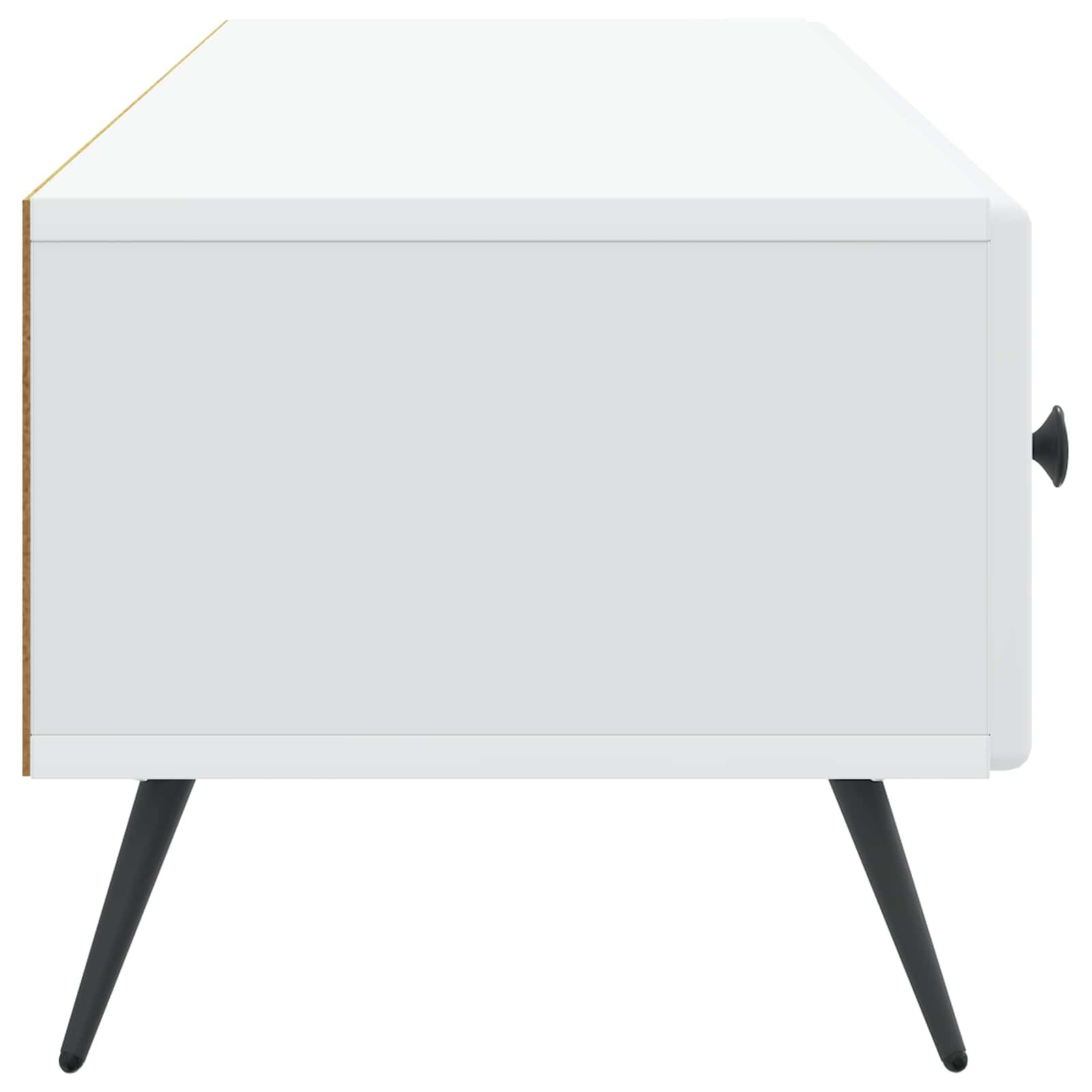 Ντουλάπι TV Λευκό 147 x 34,5 x 30 εκ Επεξεργασμένο Ξύλο - Pakobazaar
