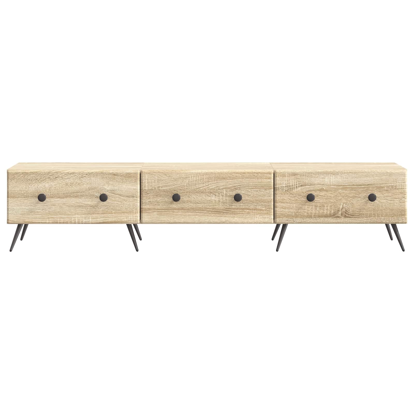 Ντουλάπι TV Sonoma Δρυς 147 x 34,5 x 30 εκ Επεξεργασμένο Ξύλο - Pakobazaar