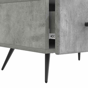 Ντουλάπι TV με συρτάρι Γκρι Σκυροδέματος 147 x 34,5 x 30 εκ - Pakobazaar