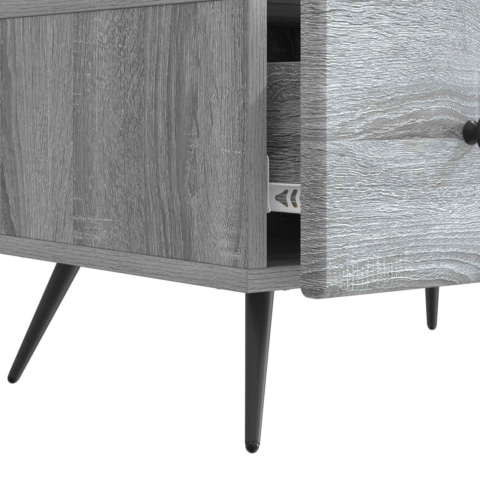Ντουλάπι TV Γκρι Sonoma 147 x 34,5 x 30 εκ Επεξεργασμένο Ξύλο - Pakobazaar
