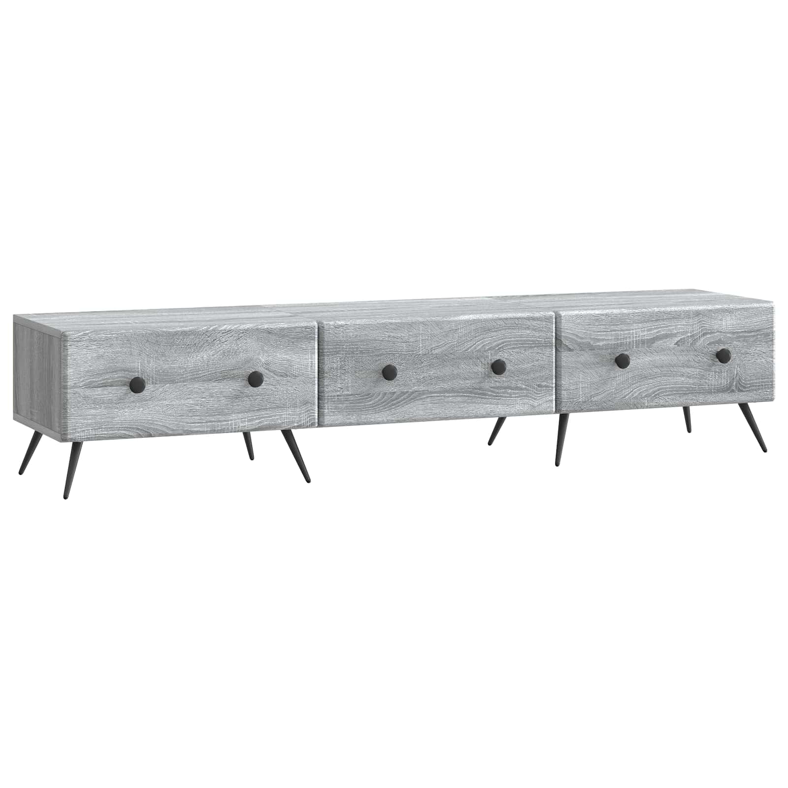Ντουλάπι TV Γκρι Sonoma 147 x 34,5 x 30 εκ Επεξεργασμένο Ξύλο - Pakobazaar