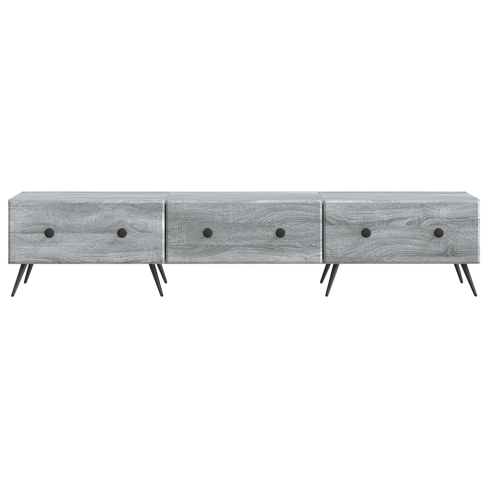 Ντουλάπι TV Γκρι Sonoma 147 x 34,5 x 30 εκ Επεξεργασμένο Ξύλο - Pakobazaar