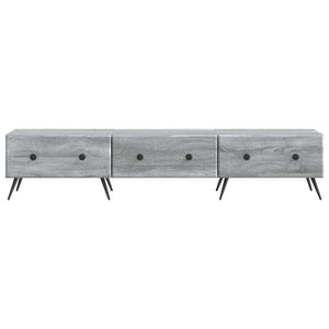 Ντουλάπι TV Γκρι Sonoma 147 x 34,5 x 30 εκ Επεξεργασμένο Ξύλο - Pakobazaar