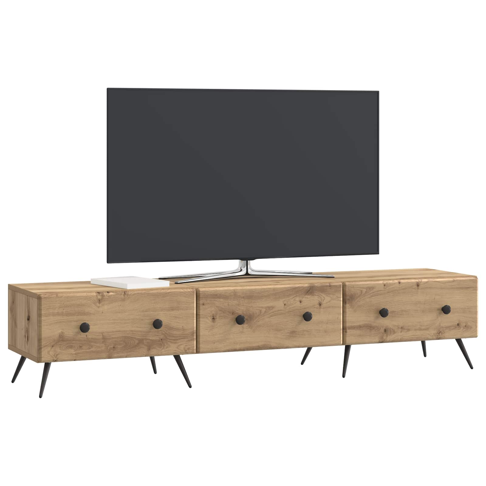 Ντουλάπι TV Artisan Δρυς 147 x 34,5 x 30 εκ Επεξεργασμένο Ξύλο - Pakobazaar