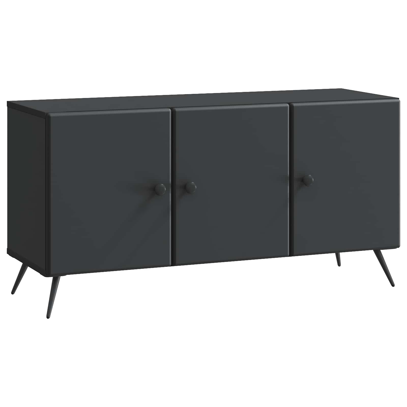 Ντουλάπι TV Μαύρο 99 x 34,5 x 50 εκ. Επεξεργασμένο Ξύλο - Pakobazaar