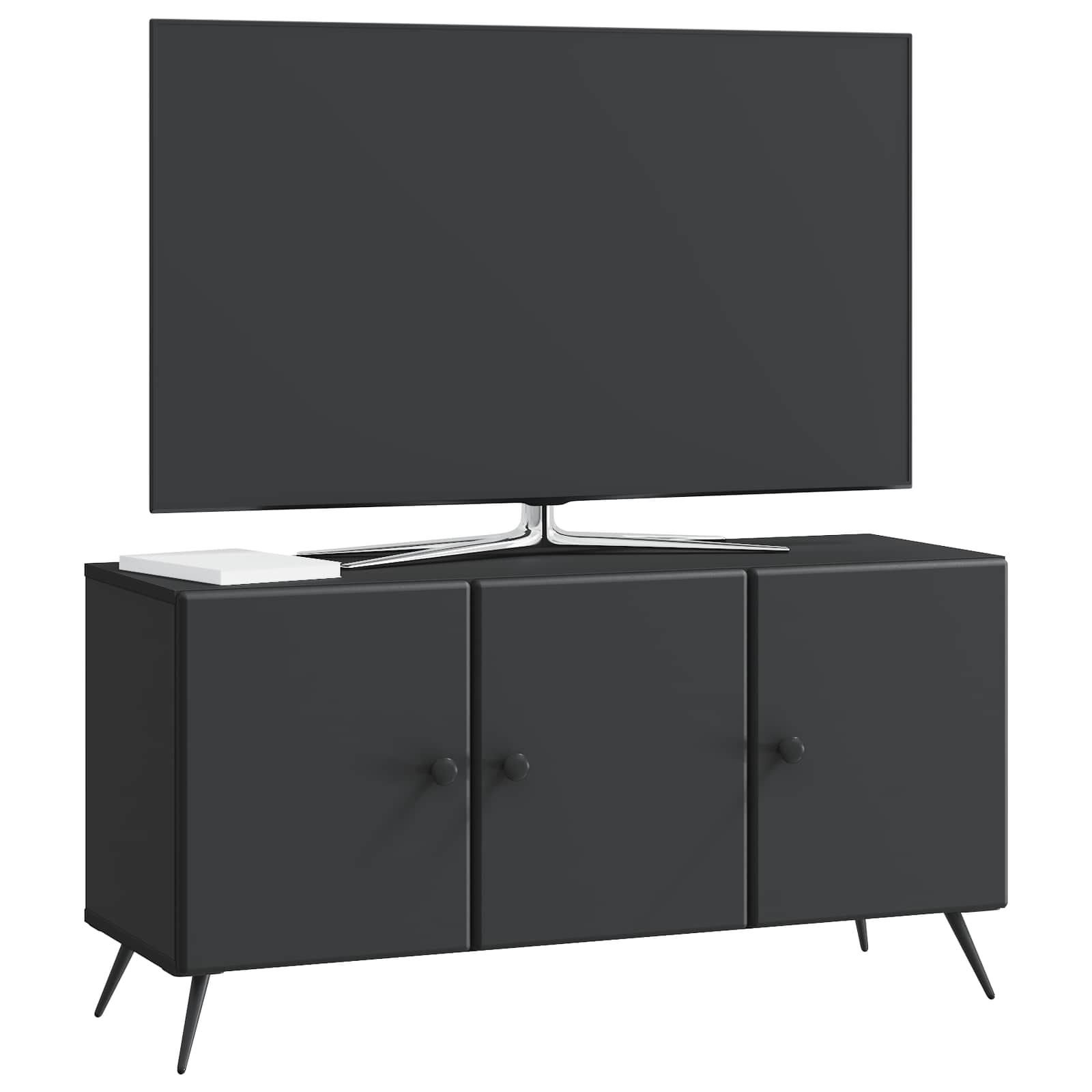 Ντουλάπι TV Μαύρο 99 x 34,5 x 50 εκ. Επεξεργασμένο Ξύλο - Pakobazaar