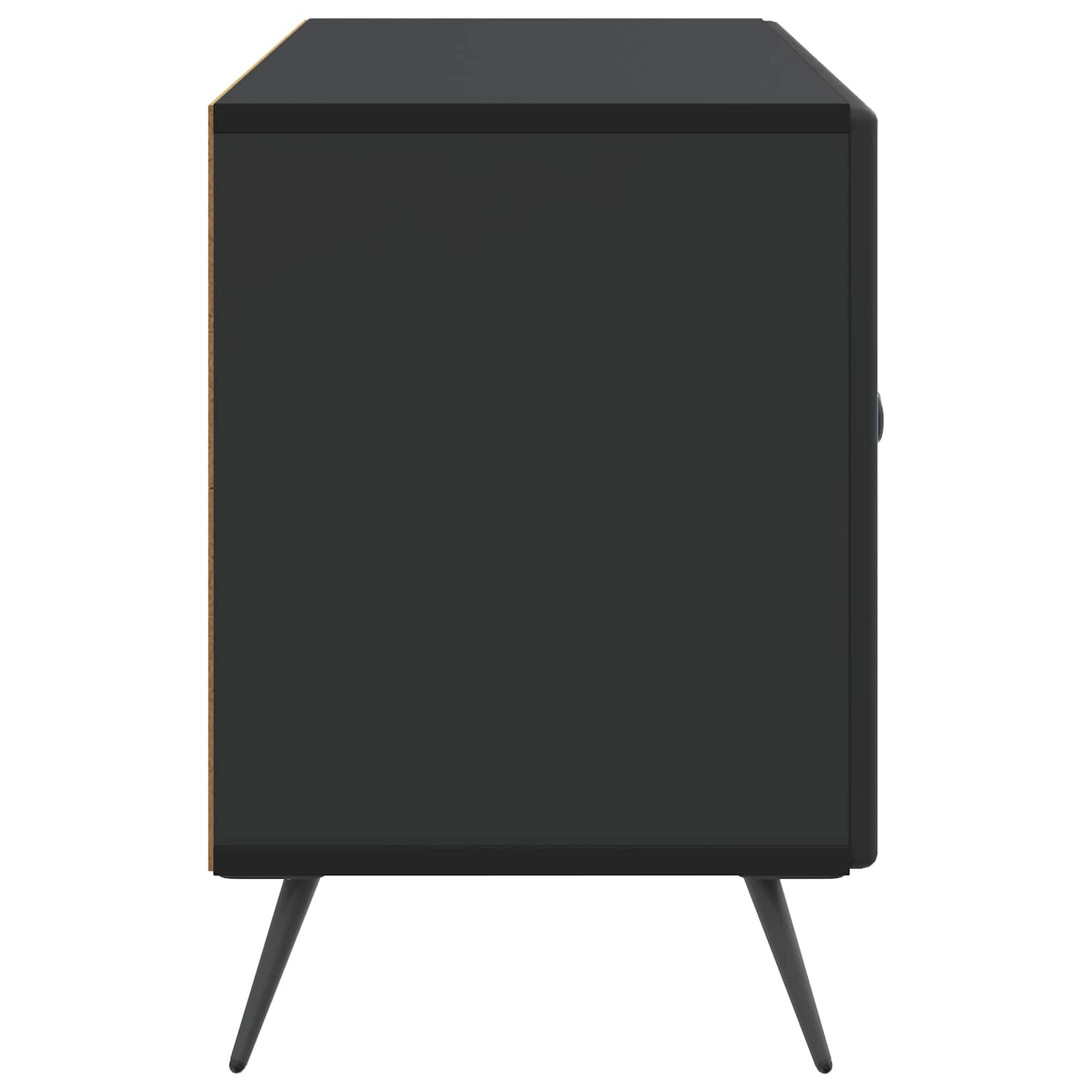 Ντουλάπι TV Μαύρο 99 x 34,5 x 50 εκ. Επεξεργασμένο Ξύλο - Pakobazaar